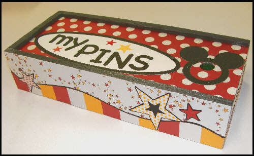 "my pins" - Disney collectible pin box